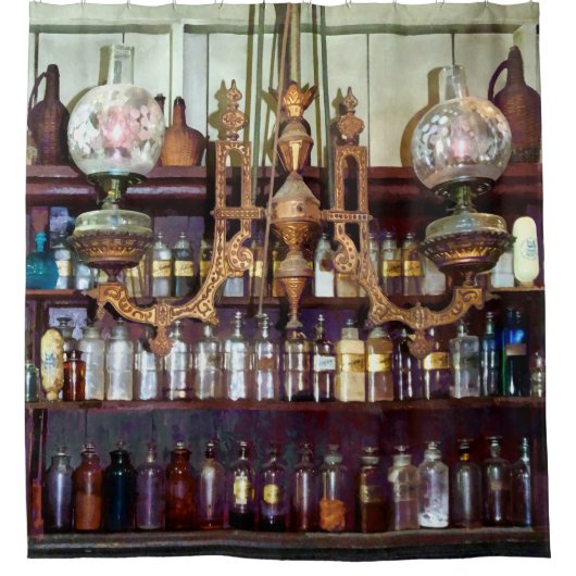 Pharmacy des 19. Jahrhunderts Duschvorhang (Vorderseite)