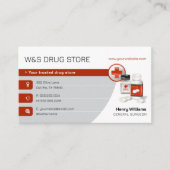Pharmacy | Drug Store Visitenkarte (Vorderseite)