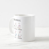 Pharmacy Funny Goose Silly Prescriptions Puns Medi Kaffeetasse (Vorderseite Links)