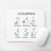 Pharmacy Funny Goose Silly Prescriptions Puns Medi Mousepad (Mit Mouse)