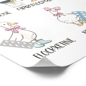 Pharmacy Funny Goose Silly Prescriptions Puns Medi Poster (Ecke)