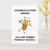 Pharmacy Graduation Greeting Card Karte (Gelbe Blume)