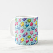 Pharmacy Happy Pills Kawaii Smileys Kaffeetasse (Vorderseite Links)