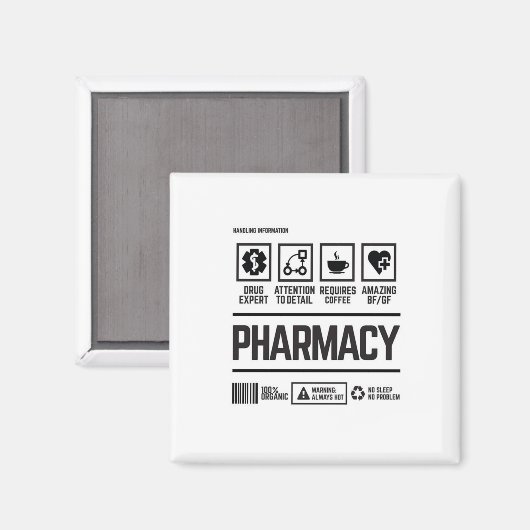 pharmacy magnet (Vorderseite/Rückseite)