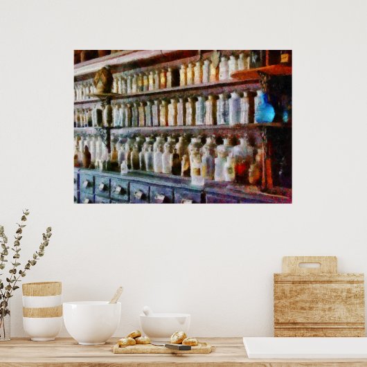 Pharmacy - Pick und Elixir Poster (Küche)