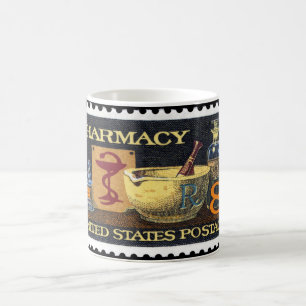 Pharmacy RX Briefmarke~Pharmacist ~Druggist~Apothe Kaffeetasse