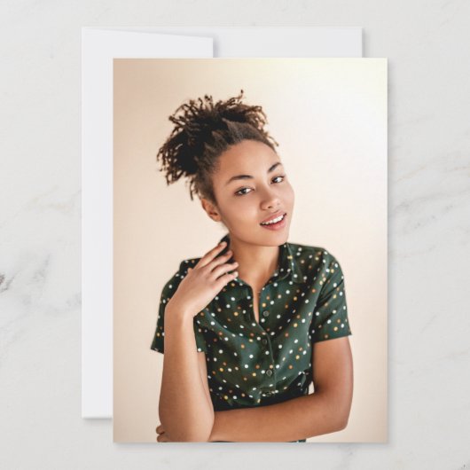 Pharmacy School Abschluss Ankündigung Foto-Karte (Rückseite)