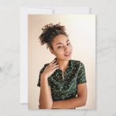 Pharmacy School Abschluss Ankündigung Foto-Karte (Rückseite)