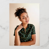 Pharmacy School Grad Party Black Gold Folieneinladung (Rückseite)