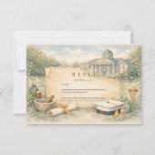 Pharmacy School Graduation Celebration RSVP Karte (Vorderseite)