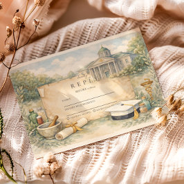 Pharmacy School Graduation Celebration RSVP Karte