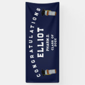 Pharmacy School Pharmacist Graduation Party Banner (Vertikal)