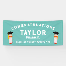 Pharmacy School Pharmacist Graduation Party Banner