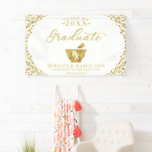 Pharmacy School White Gold Abschluss Banner (Insitu)