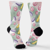 Pharmacy Socken in rosa, Lila und grau (Gewinkelt)