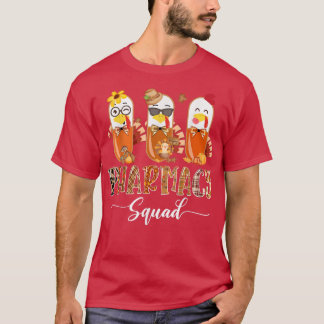 Pharmacy Squad Niedlich Turkey Pills T-Shirt