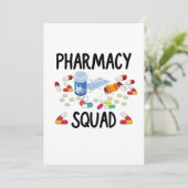 Pharmacy Squad T - Shirt Einladung (Stehend Vorderseite)