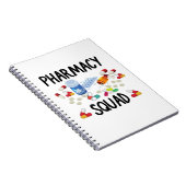 Pharmacy Squad T - Shirt Notizblock (Rechte Seite)