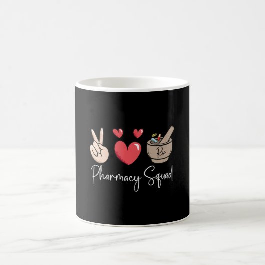 Pharmacy Squad Technician Tech Medicinal Pharmacis Kaffeetasse (Mittel)
