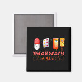 Pharmacy Squad Valentines Cute Lls Pharmacist Phar Magnet (Vorderseite/Rückseite)