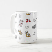Pharmacy Student Icons Coffee Tasse (Vorderseite Links)