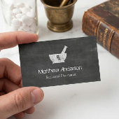 Pharmacy Symbol Mortar und Pestle - Kopfkarton Visitenkarte