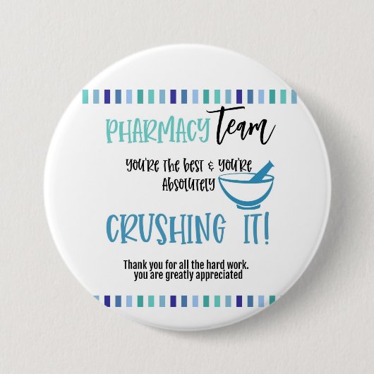 Pharmacy-Team danke Button (Vorderseite)