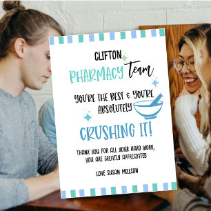 Pharmacy-Team danke Karte