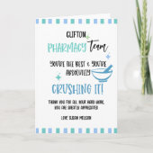 Pharmacy-Team danke Karte (Vorderseite)