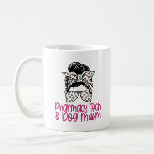 Pharmacy Tech Dog Mama Funny Gift Kaffeetasse