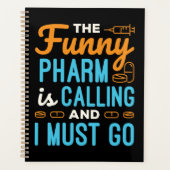 Pharmacy Tech Funny Pharm ruft Planer (Vorderseite)