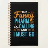 Pharmacy Tech Funny Pharm ruft Planer (Vorderseite)