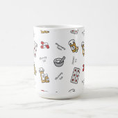 Pharmacy Tech Icons Kaffeetasse (Mittel)