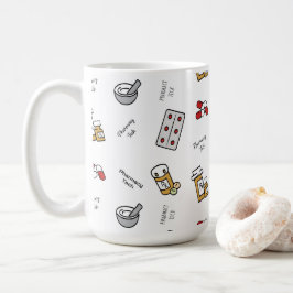 Pharmacy Tech Icons Kaffeetasse