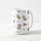 Pharmacy Tech Icons Kaffeetasse (VorderseiteRechts)