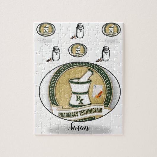 Pharmacy Tech Jigsaw Puzzle Daisy (Vertikal)