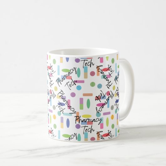 Pharmacy Tech Kaffee-Tasse Kaffeetasse (VorderseiteRechts)