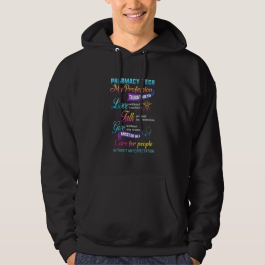 Pharmacy Tech Life Hoodie (Vorderseite)