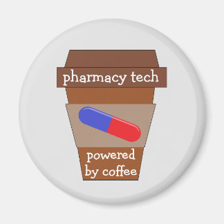 Pharmacy Tech mit Kaffee Magnet