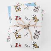 Pharmacy Tech Packpapierblätter Geschenkpapier Set (Beispiel)