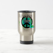 Pharmacy Tech Peace Sign Design Gifts Reisebecher (Mittel)