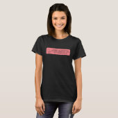 Pharmacy Tech Pharmaceuticals Funny No Grapefruit  T-Shirt (Vorne ganz)