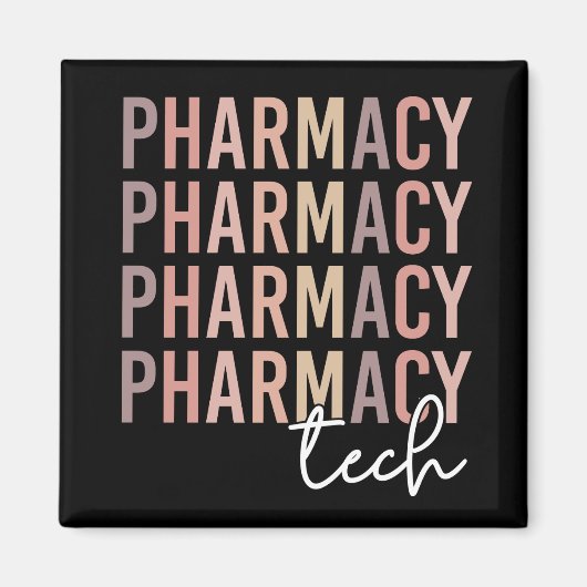 Pharmacy Tech | Pharmazeutischer Unternehmer Magnet (Vorne)