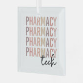 Pharmacy Tech | Pharmazeutischer Unternehmer Ornament Aus Glas (Vorderseite links)