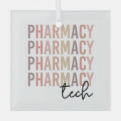 Pharmacy Tech | Pharmazeutischer Unternehmer Ornament Aus Glas (Vorderseite)