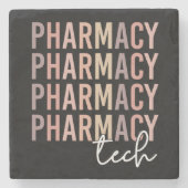 Pharmacy Tech | Pharmazeutischer Unternehmer Steinuntersetzer (Vorderseite)