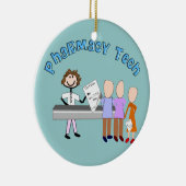 Pharmacy Tech  Prescription Christmas Ornament (Rechts)