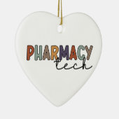 Pharmacy Tech Retro Pharmacy Technique Keramik Ornament (Rechts)
