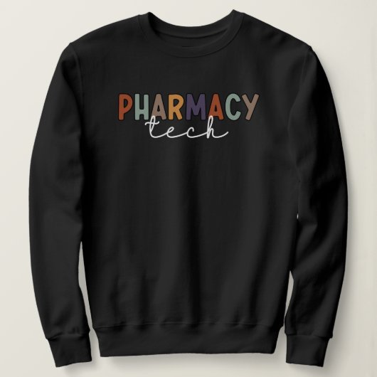 Pharmacy Tech Retro Pharmacy Technique Sweatshirt (Design vorne)
