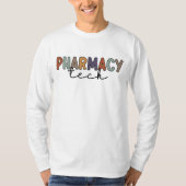 Pharmacy Tech Retro Pharmacy Technique T-Shirt (Vorderseite)